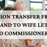 Pension Transfer from Husband to Wife Letter to Commissioner