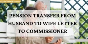 Pension Transfer from Husband to Wife Letter to Commissioner