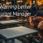 Warning Letter to Restaurant Manager Template