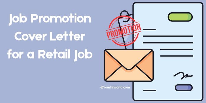 Job Promotion Cover Letter for a Retail Job